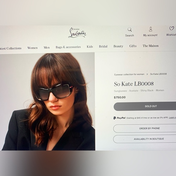 New Women’s CHRISTIAN LOUBOUTIN Sunglasses - Picture 13 of 13